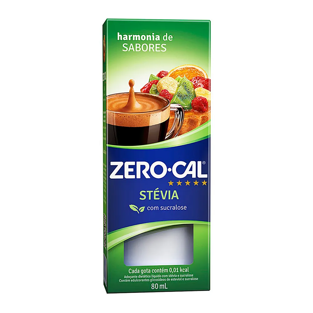 Adoçante Zero Cal Stévia 80ml