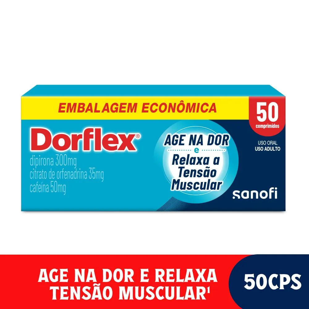 Dorflex Analgésico e Relaxante Muscular 50 Comprimidos