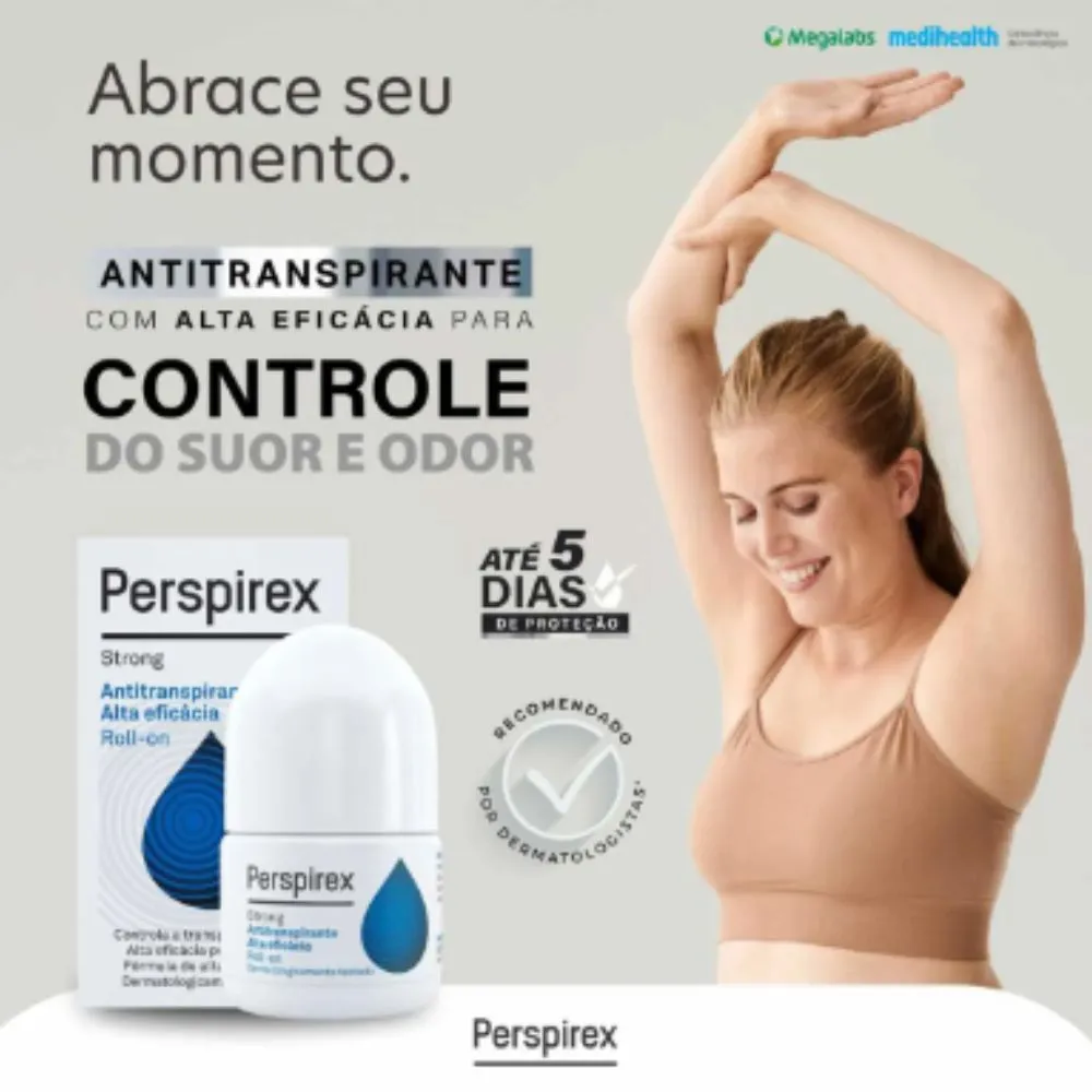 Desodorante Perspirex Strong Roll-on Antiperspirante 20ml
