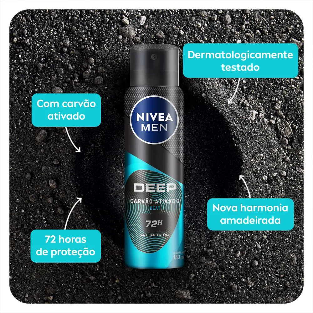 DES NIVEA AER DEEP CARV ATIV 150ML