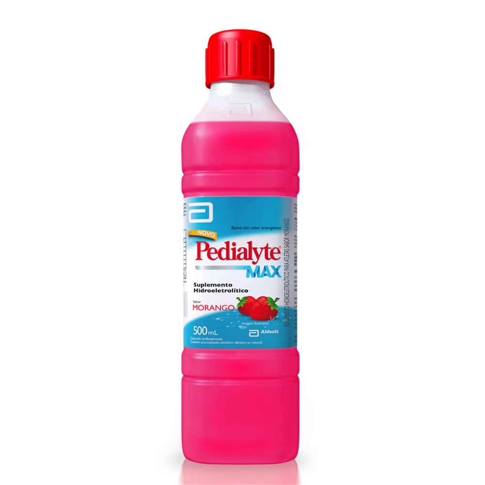 Pedialyte MAX Morango 500ml