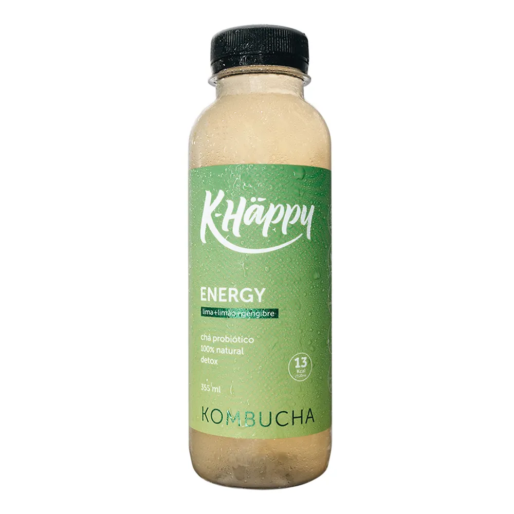 Chá Kombucha KHappy Energy 355ml