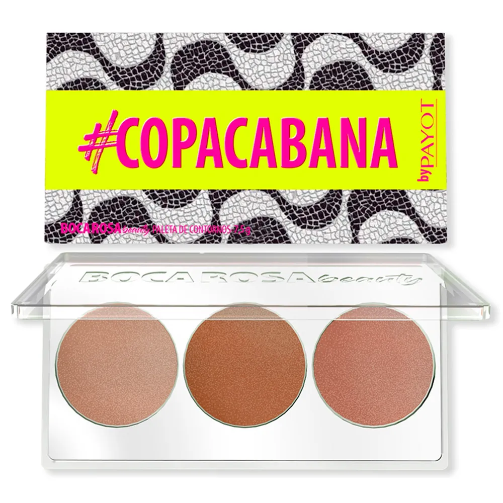 Paleta de Contorno Facial Payot Boca Rosa Beauty Copacabana com 7,5g
