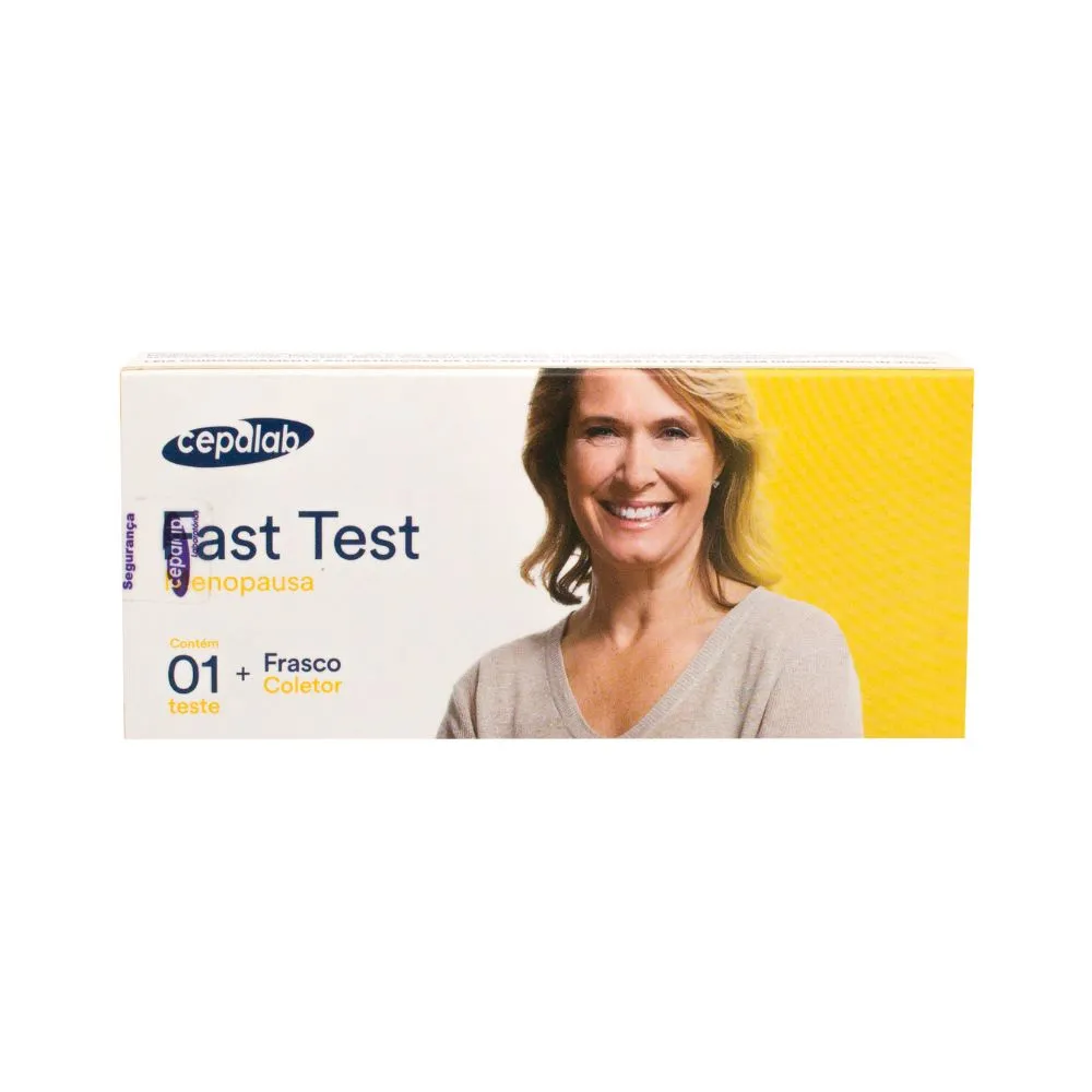 Teste de Menopausa Fast Test Cepalab com 1 Teste + Frasco Coletor