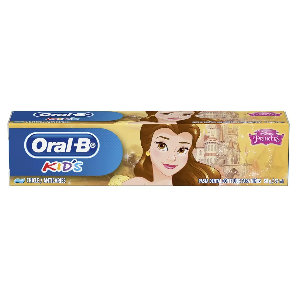Creme Dental Infantil Oral-B Kids Princesas Personagens e Cores Sortidas 50g