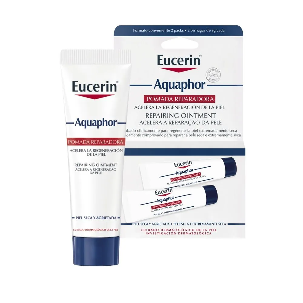 Eucerin Duo-Pack Aquaphor Pomada Reparadora 2 Unidades de 9g cada