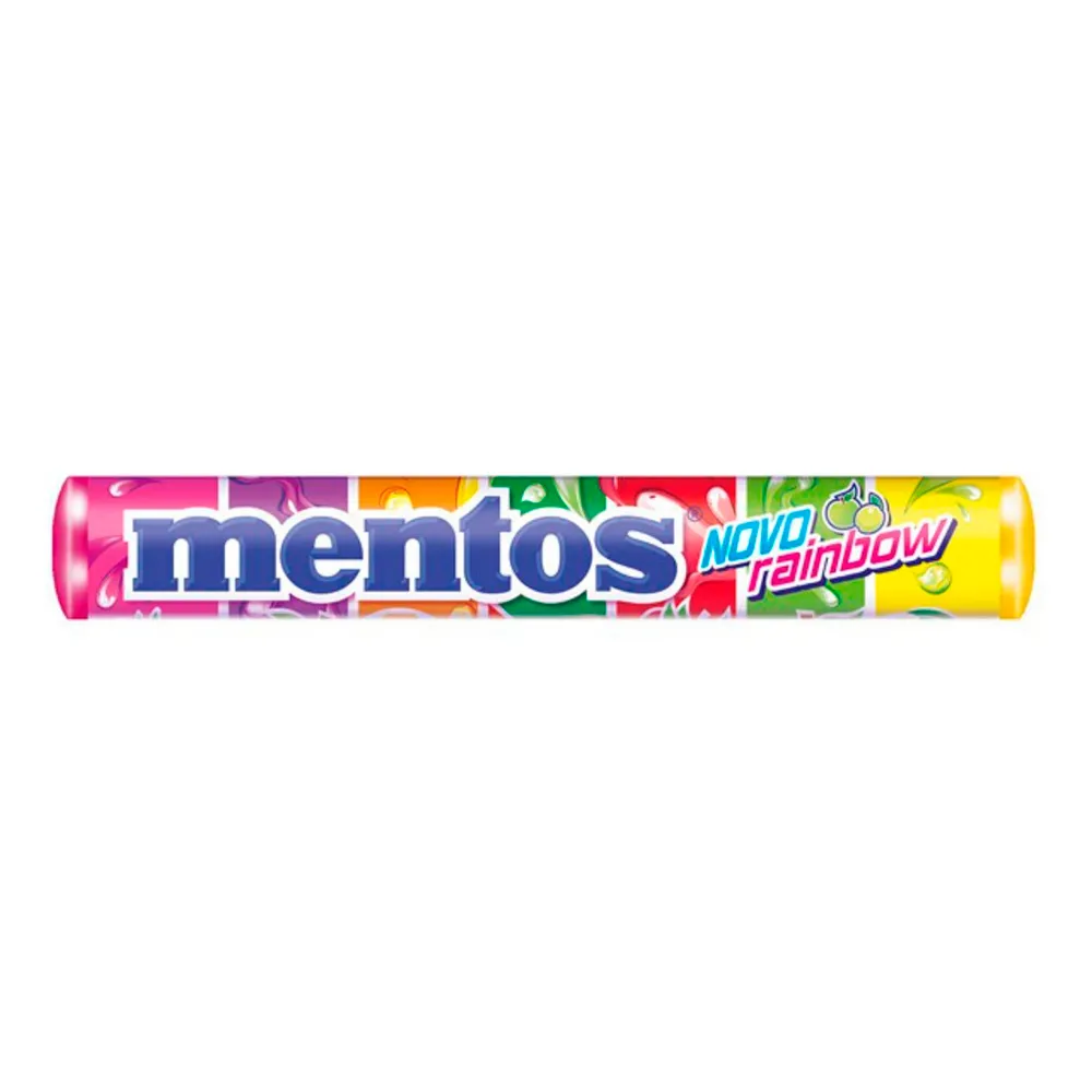 Balas Mentos Novo Rainbow 37,5g