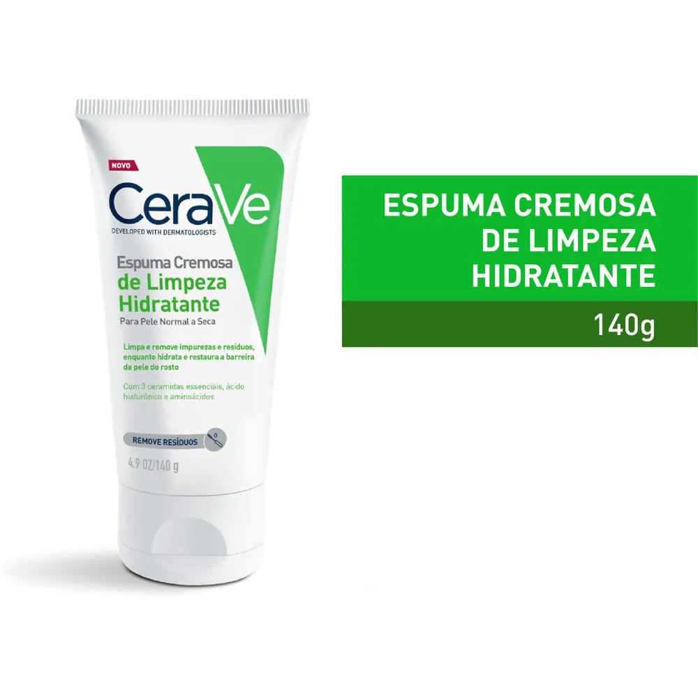 Espuma Cremosa de Limpeza CeraVe Hidratante_3