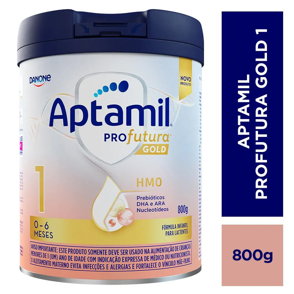 Aptamil Profutura Gold 1 Fórmula Infantil para Lactentes de 0 a 6 Meses 800g