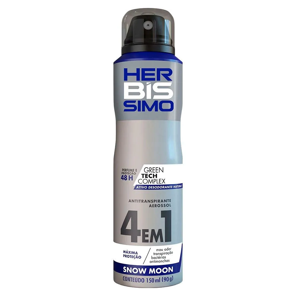 Desodorante Herbíssimo Snow Moon 4 em 1 Aerosol 150ml