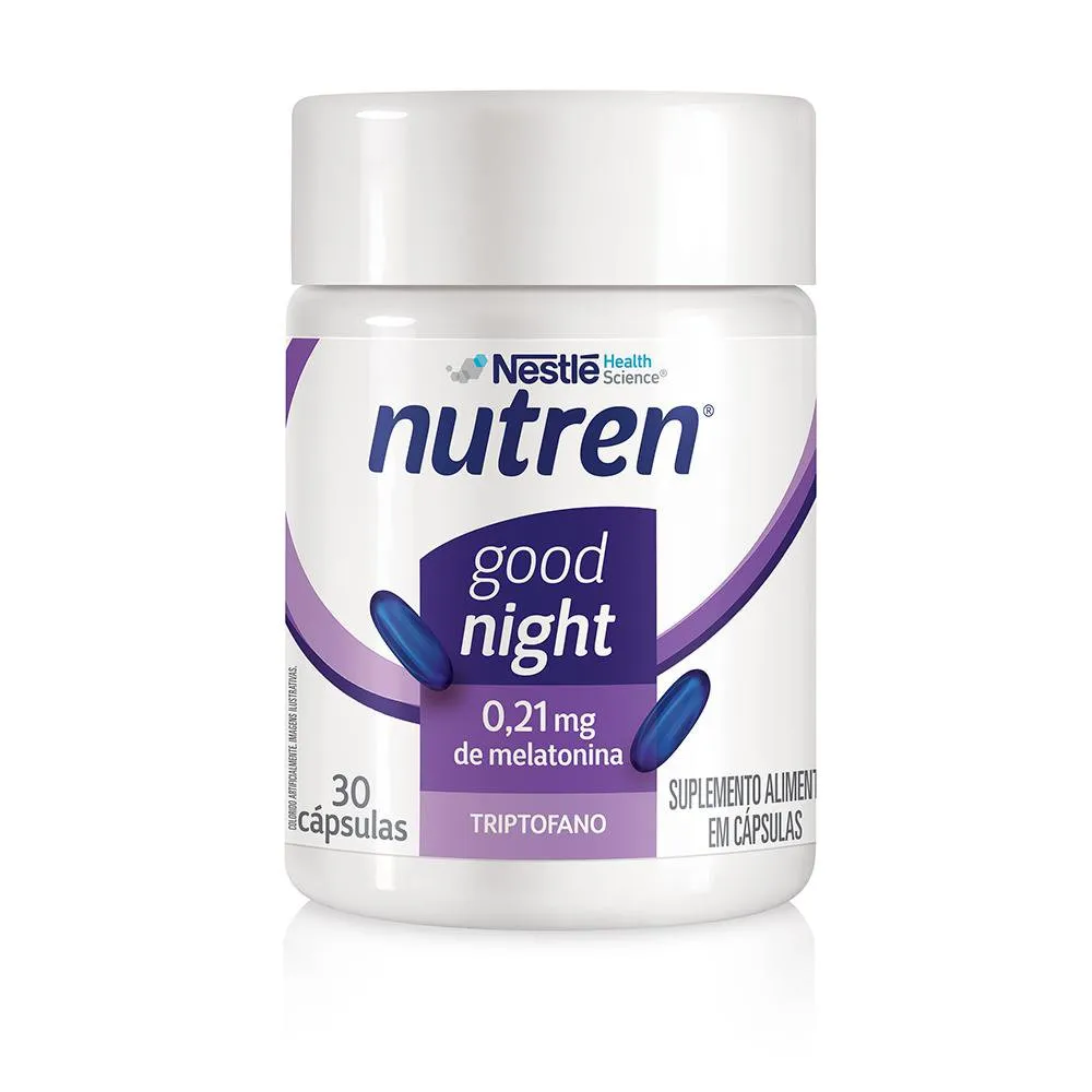 Suplemento Alimentar Nutren Melatonina Good Night 30 Cápsulas