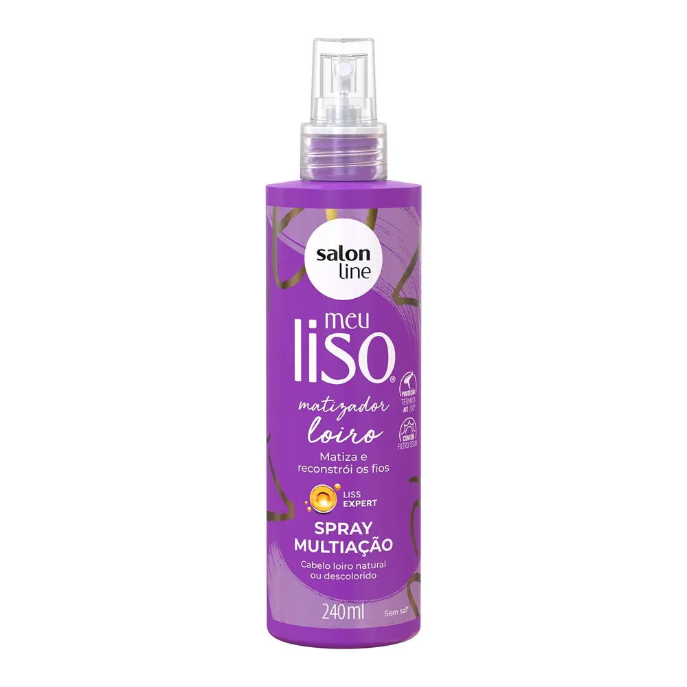 Spray Matizador Loiro Salon Line Meu Liso Multi Ação 240ml