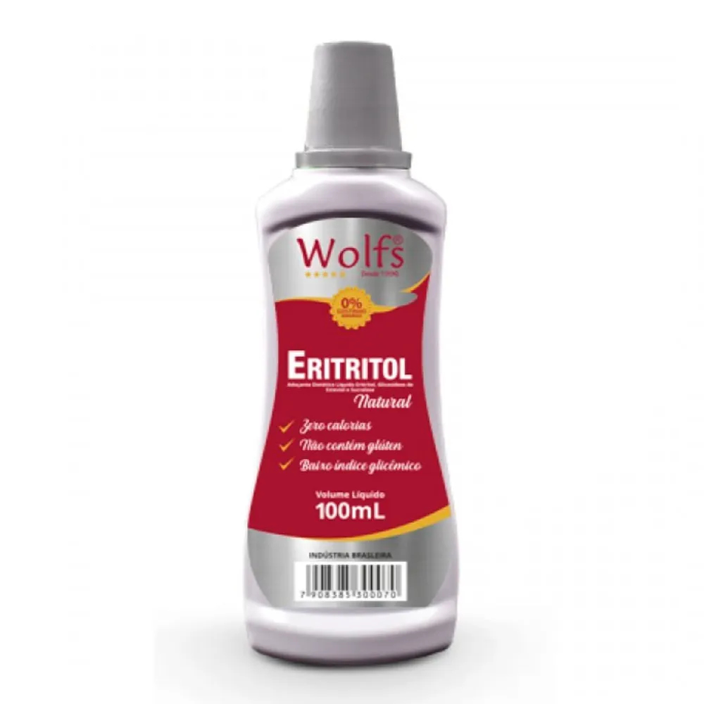 Adoçante Wolfs Eritritol 100ml