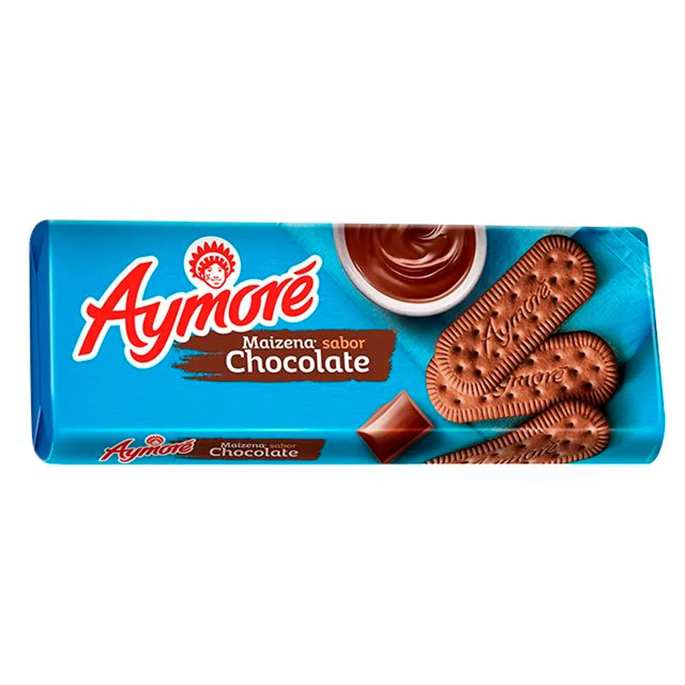 Biscoito Aymoré Maizena Sabor Chocolate 170g