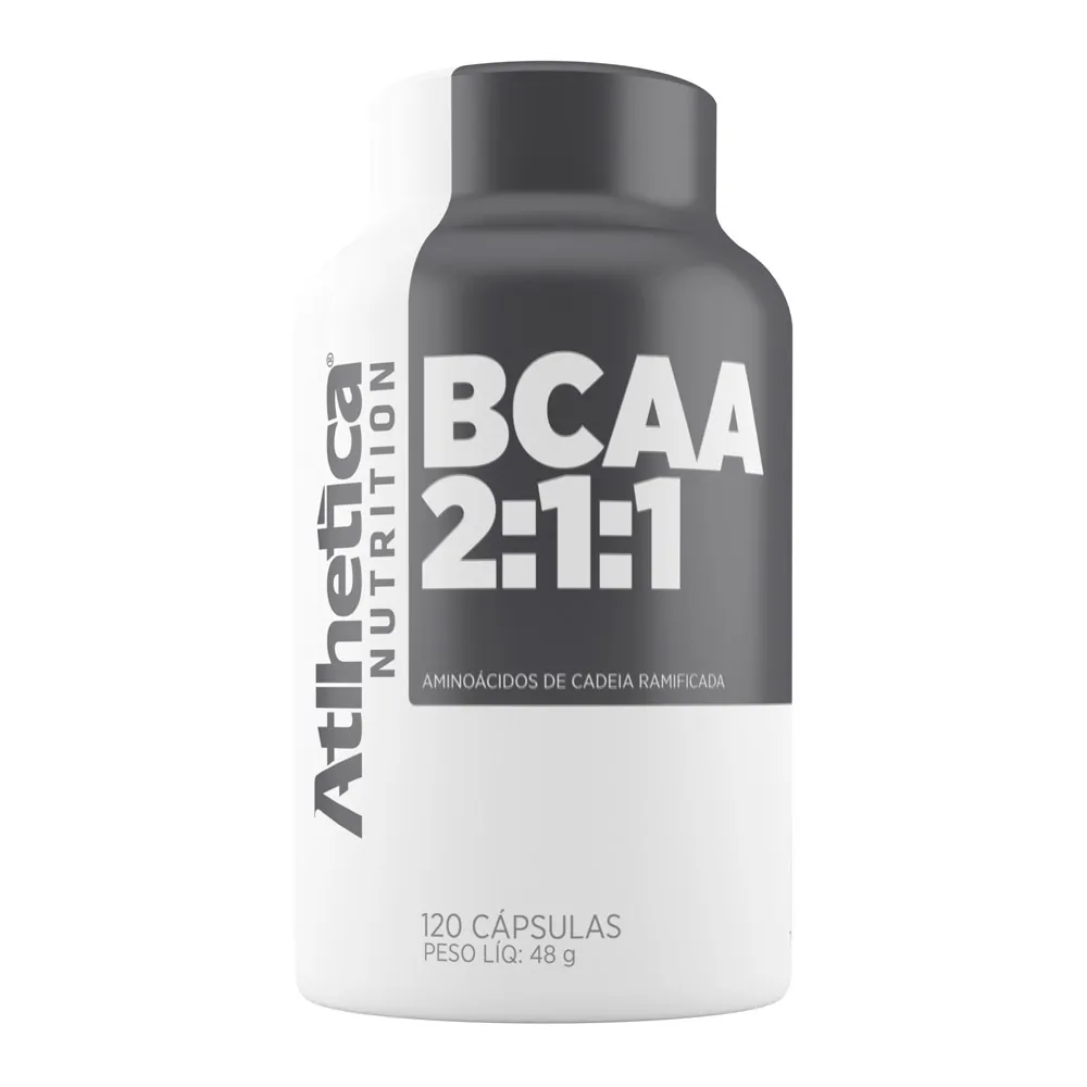 BCAA 2:1:1 Atlhetica Nutrition com 120 Cápsulas