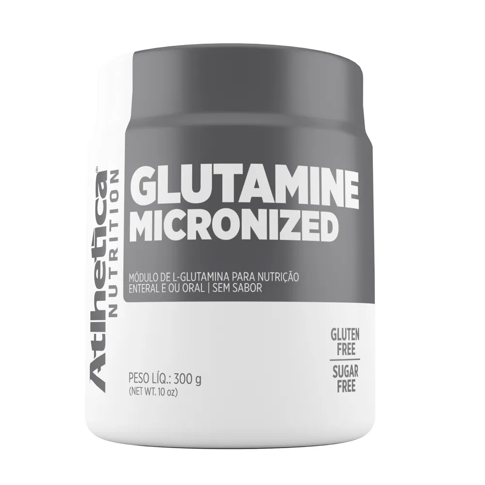 Glutamine Micronized Atlhetica Nutrition Sem Sabor 300g