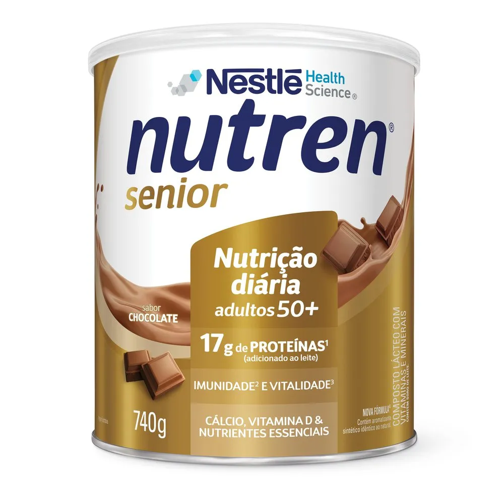 Nutren Senior Complemento Alimentar Chocolate 740g