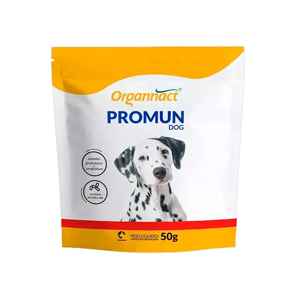 Promun Dog Organnact Suplementos Alimentar para Cães 50g