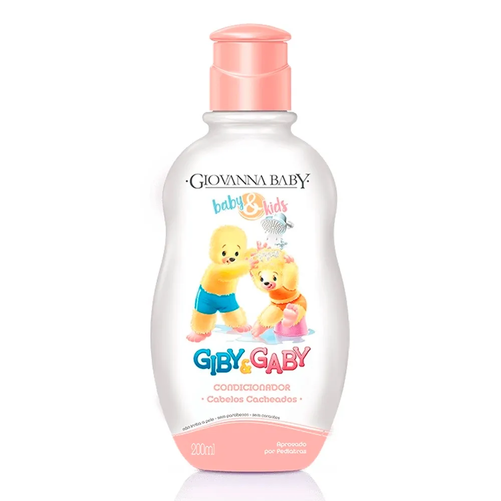 Condicionador Infantil Giovanna Baby Giby & Gaby Cabelos Cacheados 200ml