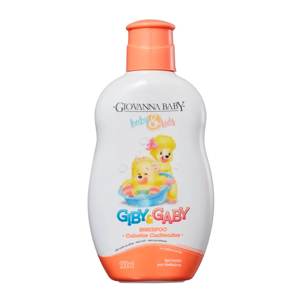 Shampoo Infantil Giovanna Baby Giby & Gaby Cabelos Cacheados 200ml