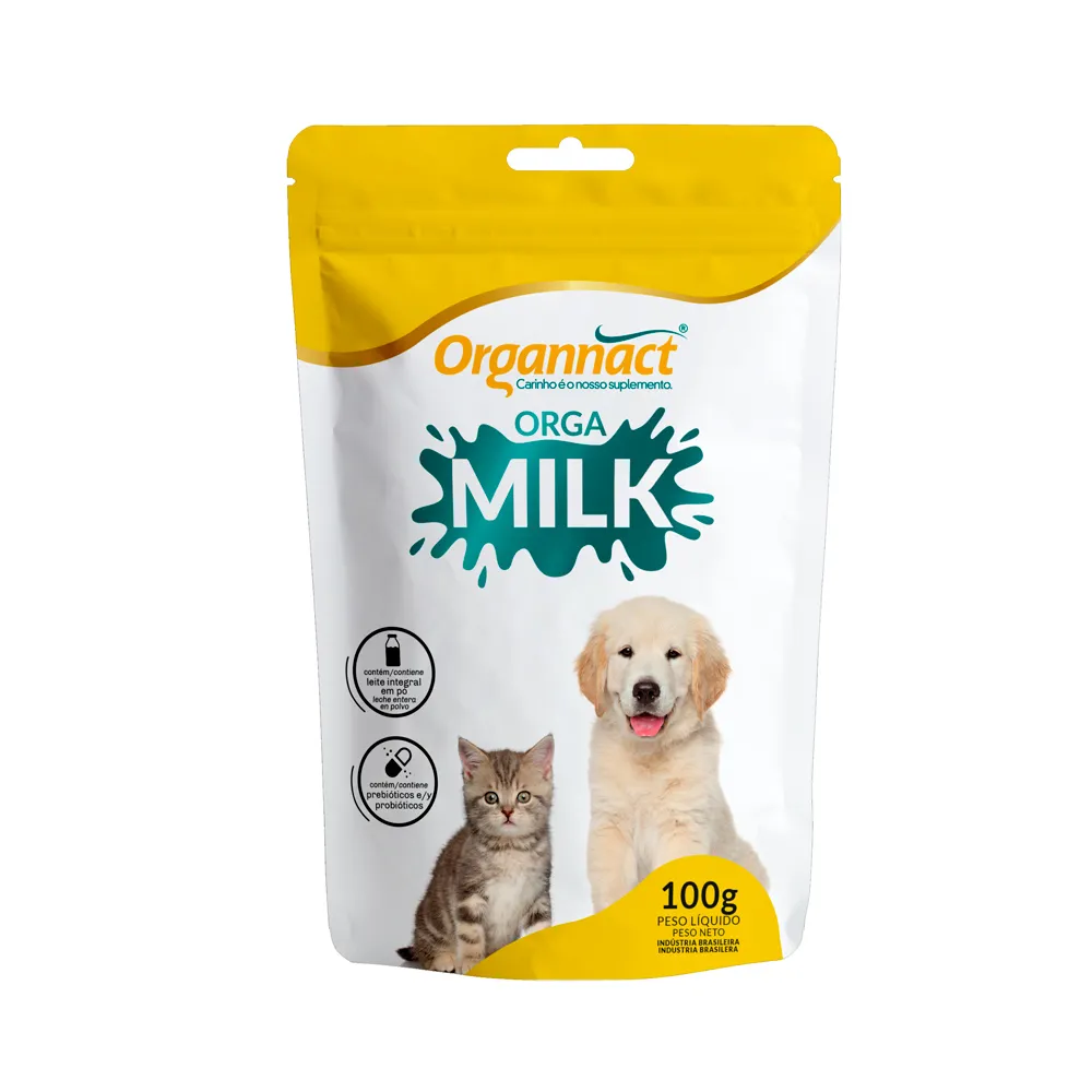 Orga Milk Organnact Suplemento Vitamínico Sachê de 100g