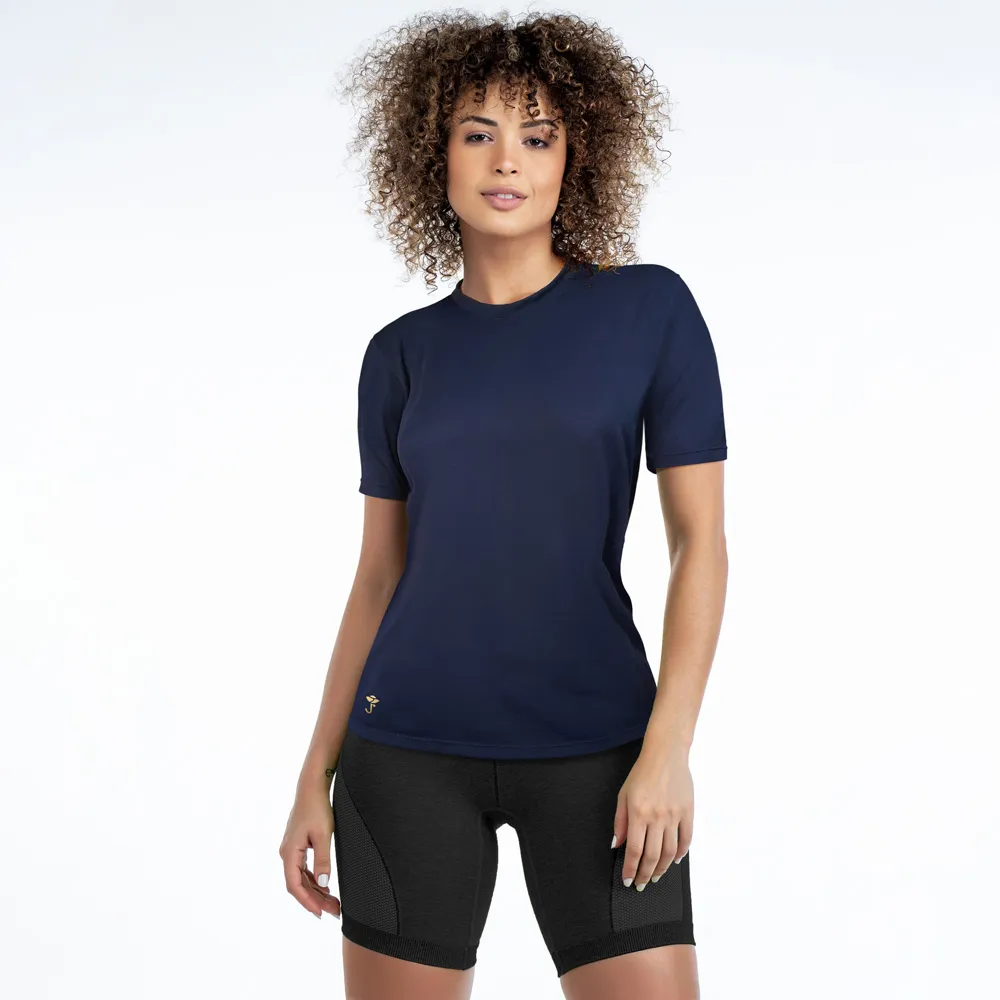 Bermuda Fitness Bressan Feminina Sem Costura Preto Tamanho P