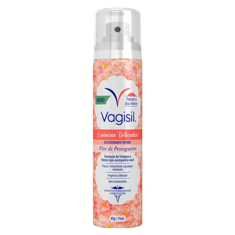 Desodorante Íntimo Vagisil Flor de Pessegueiro 75ml