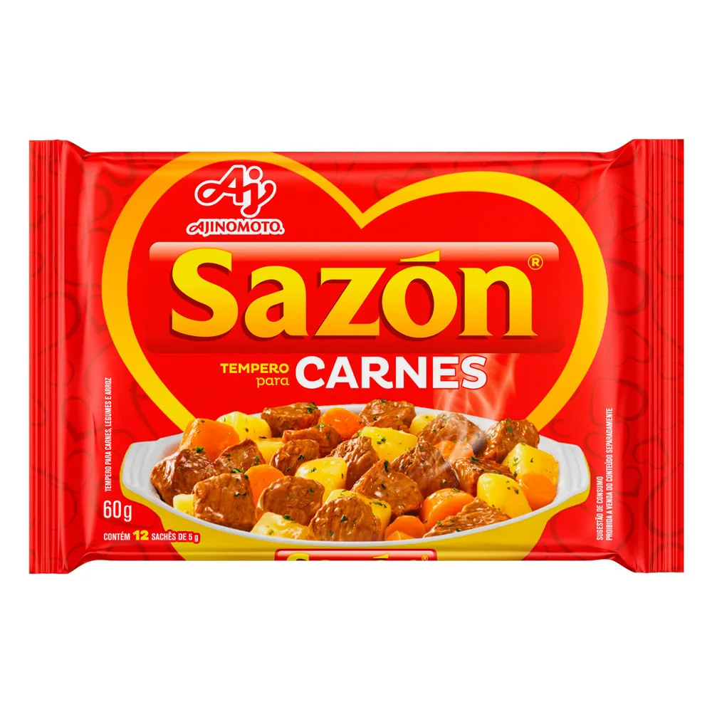 Tempero Sazón para Carnes 60g