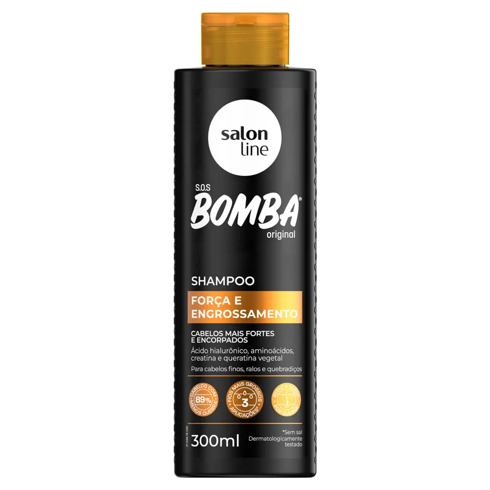Shampoo Salon Line S.OS Bomba Força e Engrossamento 300ml