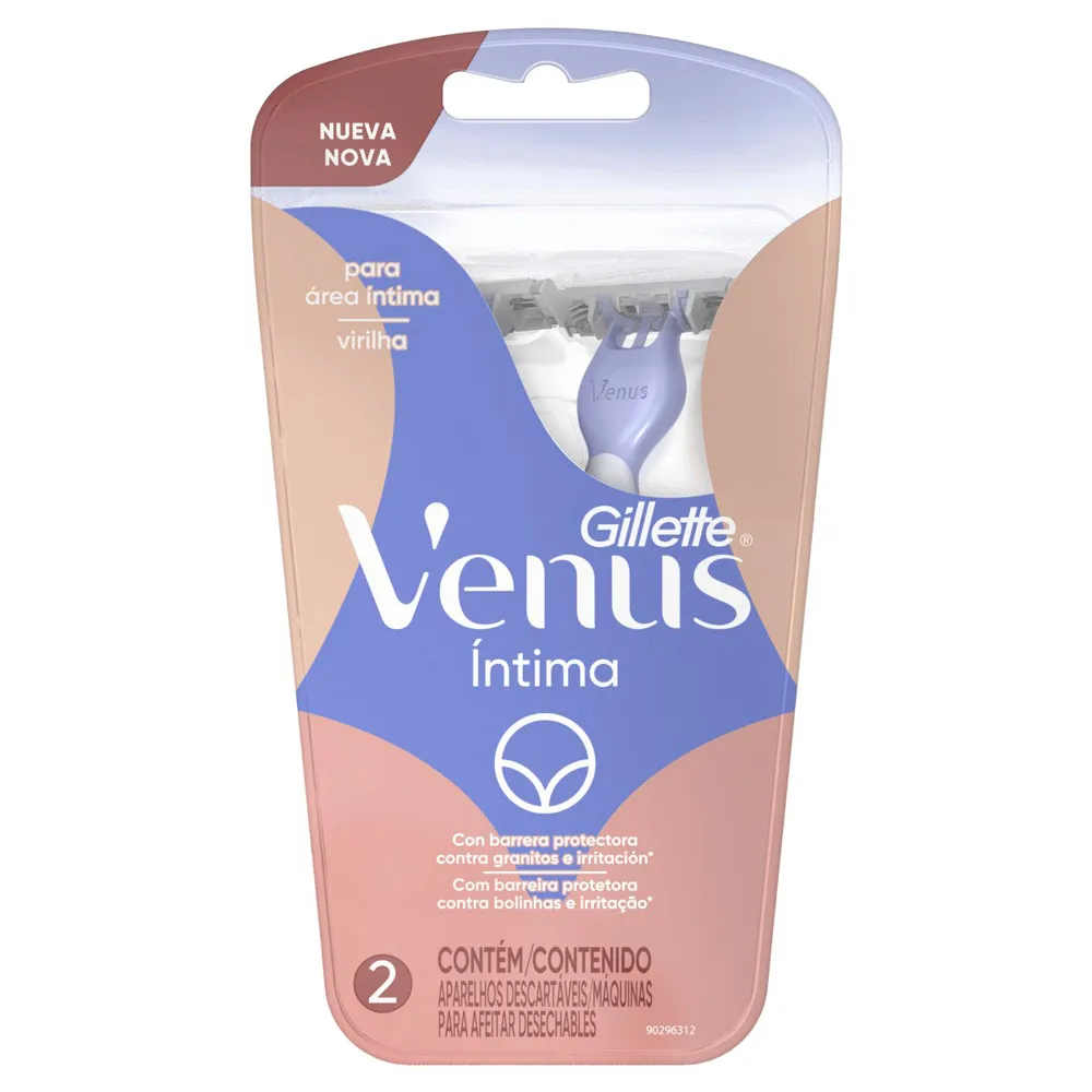 Aparelho de Depilar Gillette Venus Íntima 2 Unidades