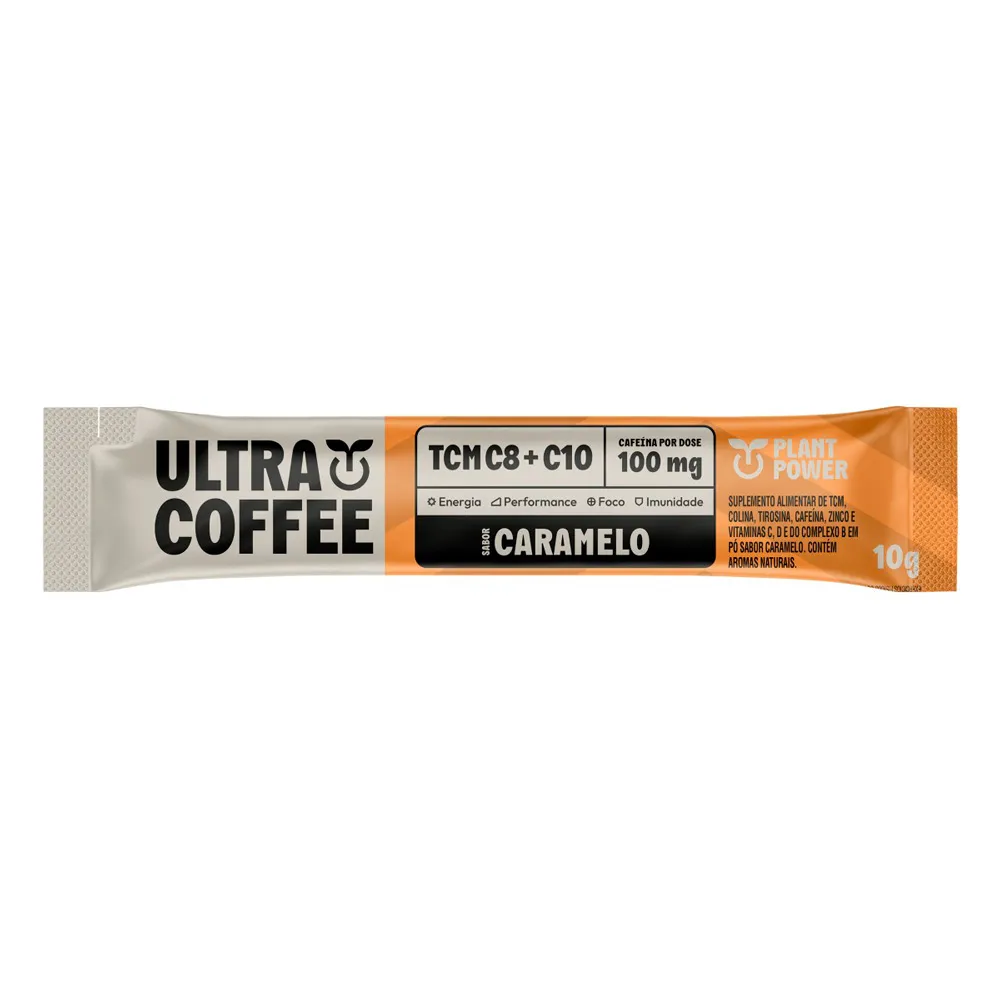 Suplemento Alimentar Ultracoffe Sabor Caramelo Stick 10g