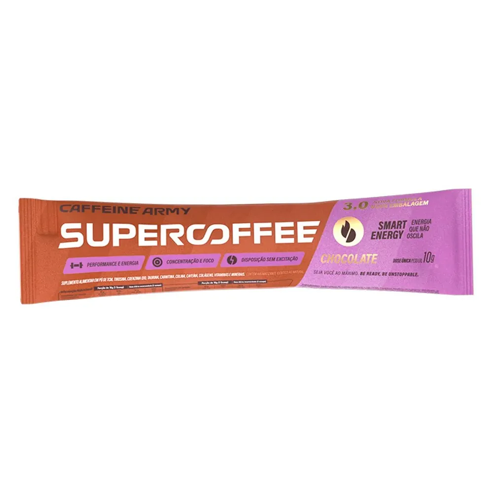 Supercoffee 3.0 Caffeine Army Chocolate Sachê 10g