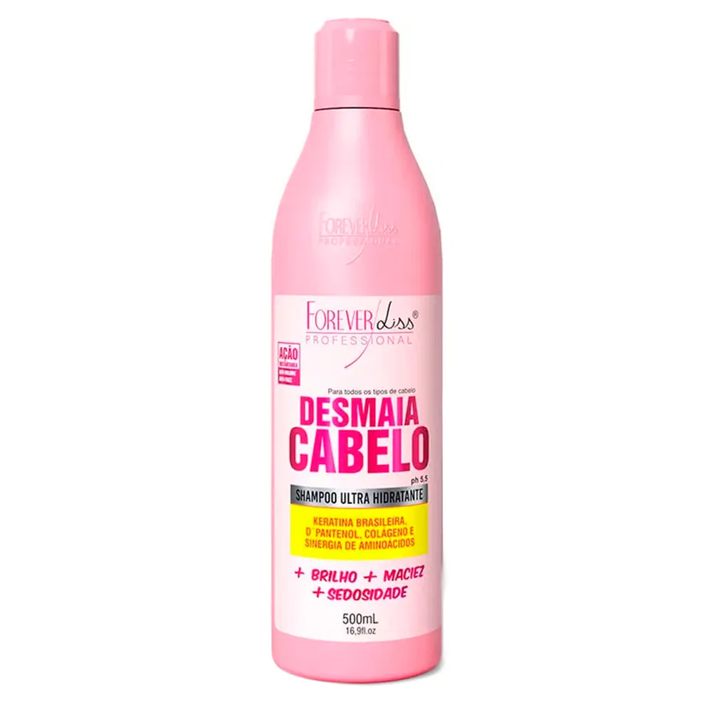 Shampoo Forever Liss Desmaia Cabelo 500ml Frasco