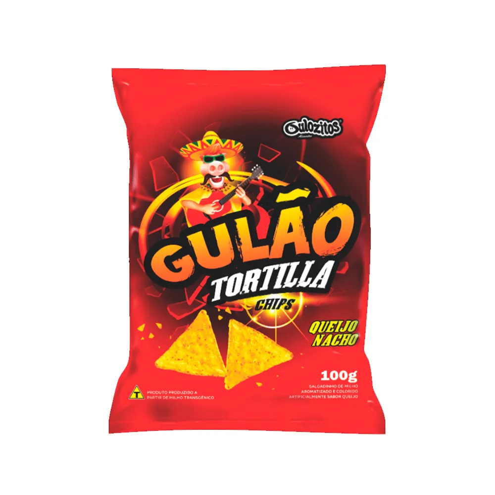 Salgadinho Gulão Tortilla Queijo Nacho 100g