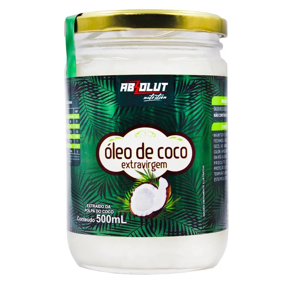 Óleo de Coco Absolut Nutrition Extra Virgem 500ml