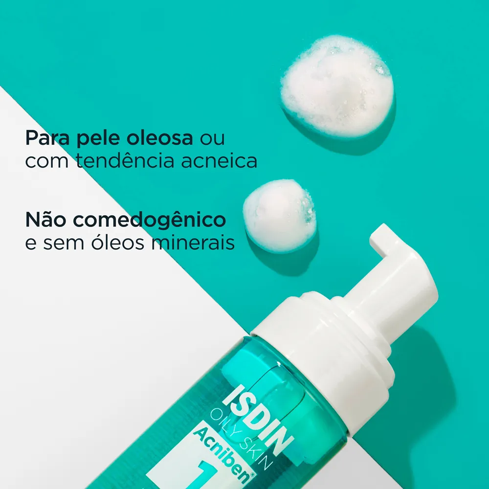 Espuma de Limpeza Facial Isdin Acniben Antioleosidade 150ml