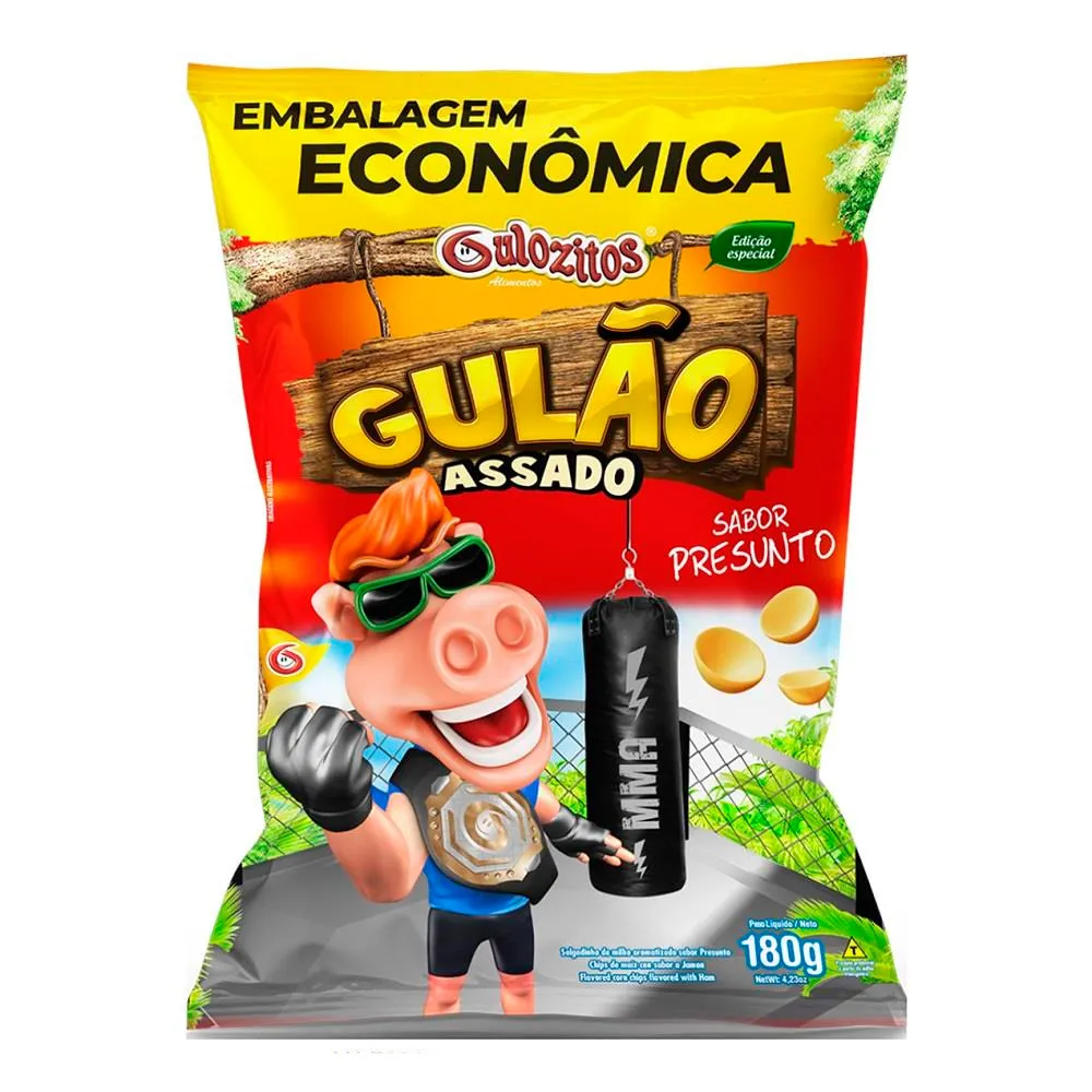 Salgadinho Gulão Assado Presunto 180g