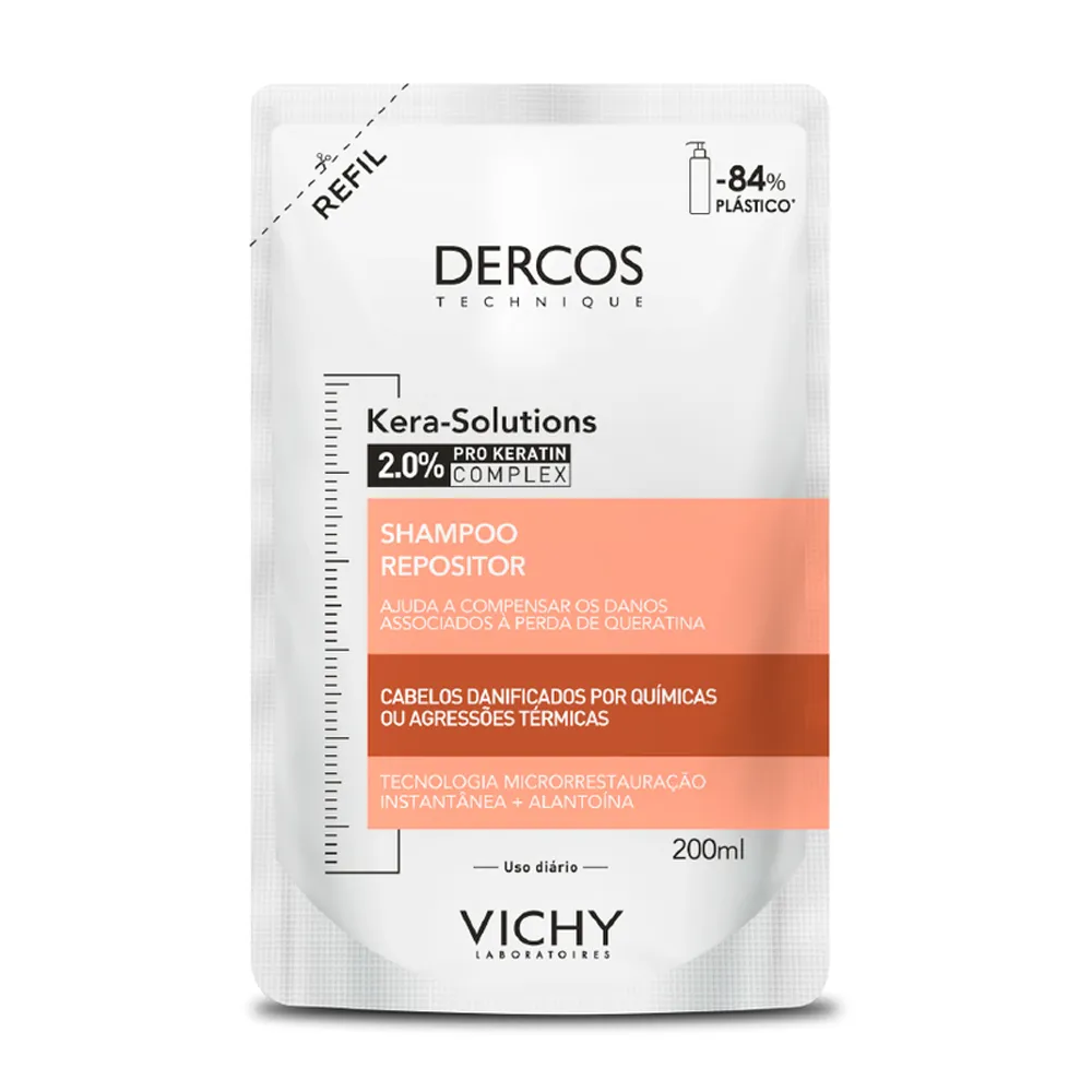 Dercos Kera Solutions Vichy Shampoo Repositor Refil 200ml