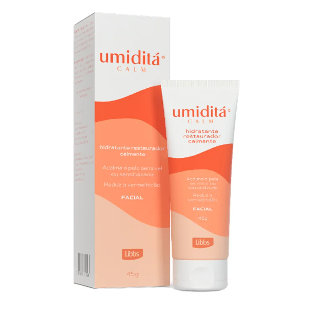 Umiditá Calm Libbs Hidratante Restaurador Calmante Facial 45g