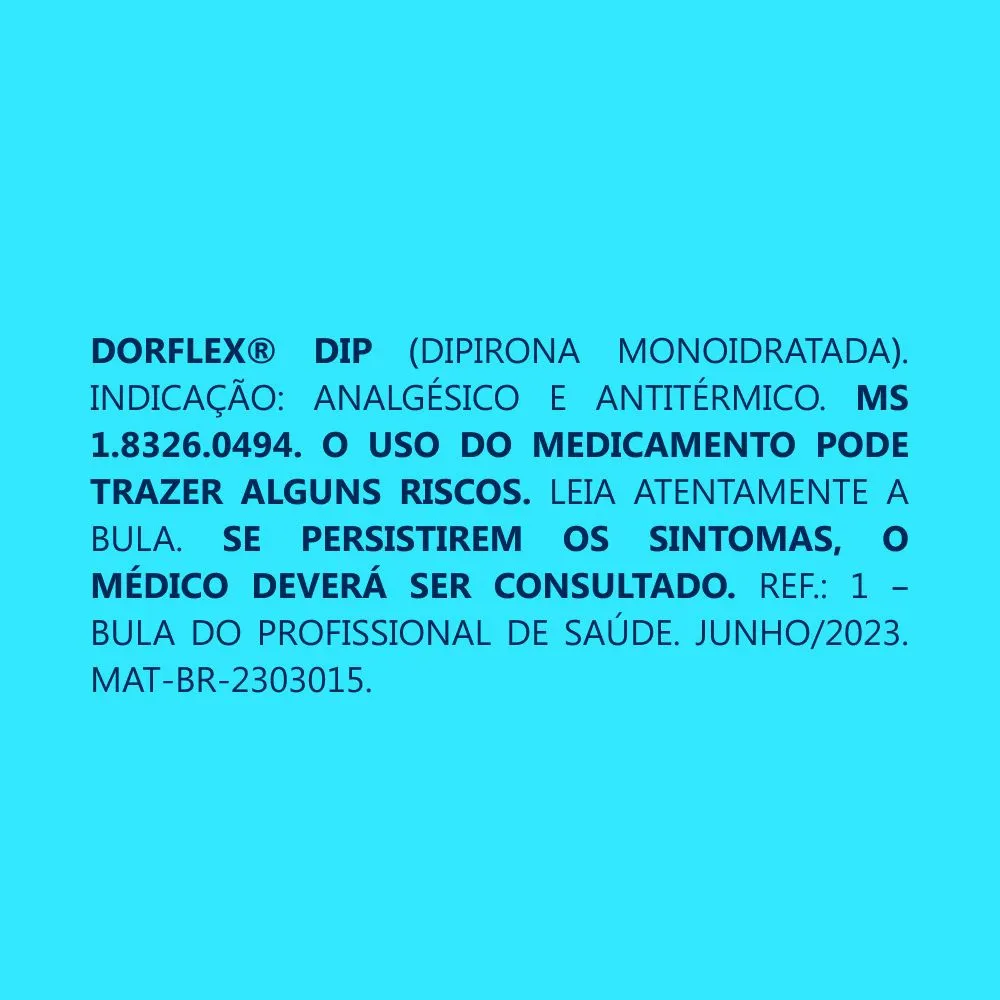 Analgésico e Antitérmico DIP Dorflex