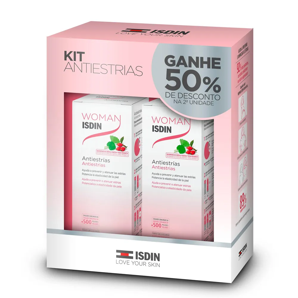 Kit 2 Woman Isdin Antiestrias 245g