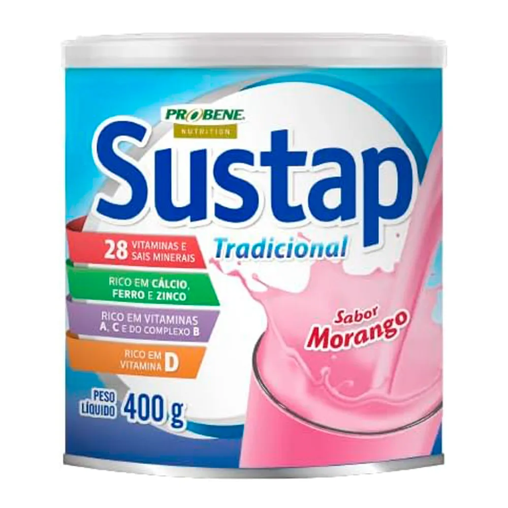 Sustap Tradicional Sabor Morango 400g