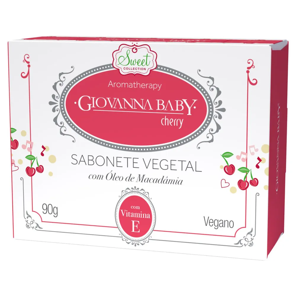 Sabonete em Barra Giovanna Baby Moments Aromatherapy Cherry 90g