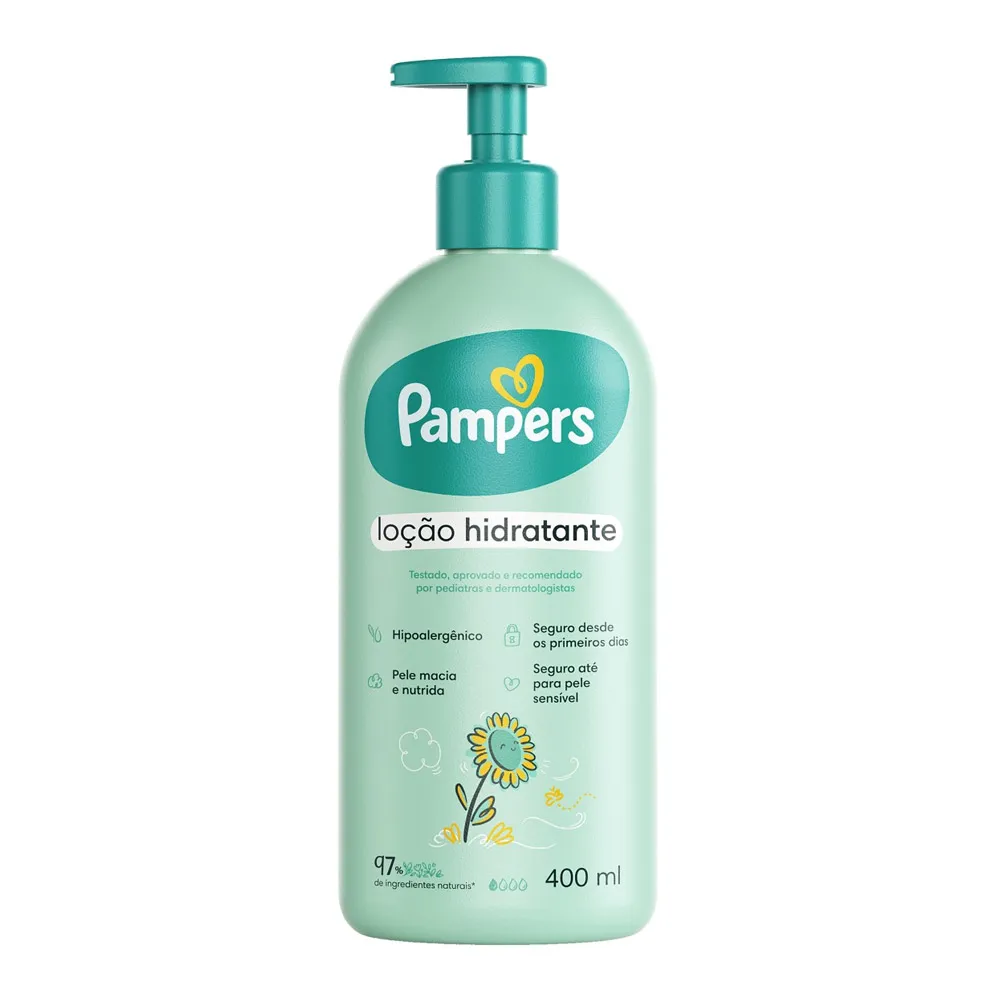 Loção Hidratante Pampers Girassol 400ml