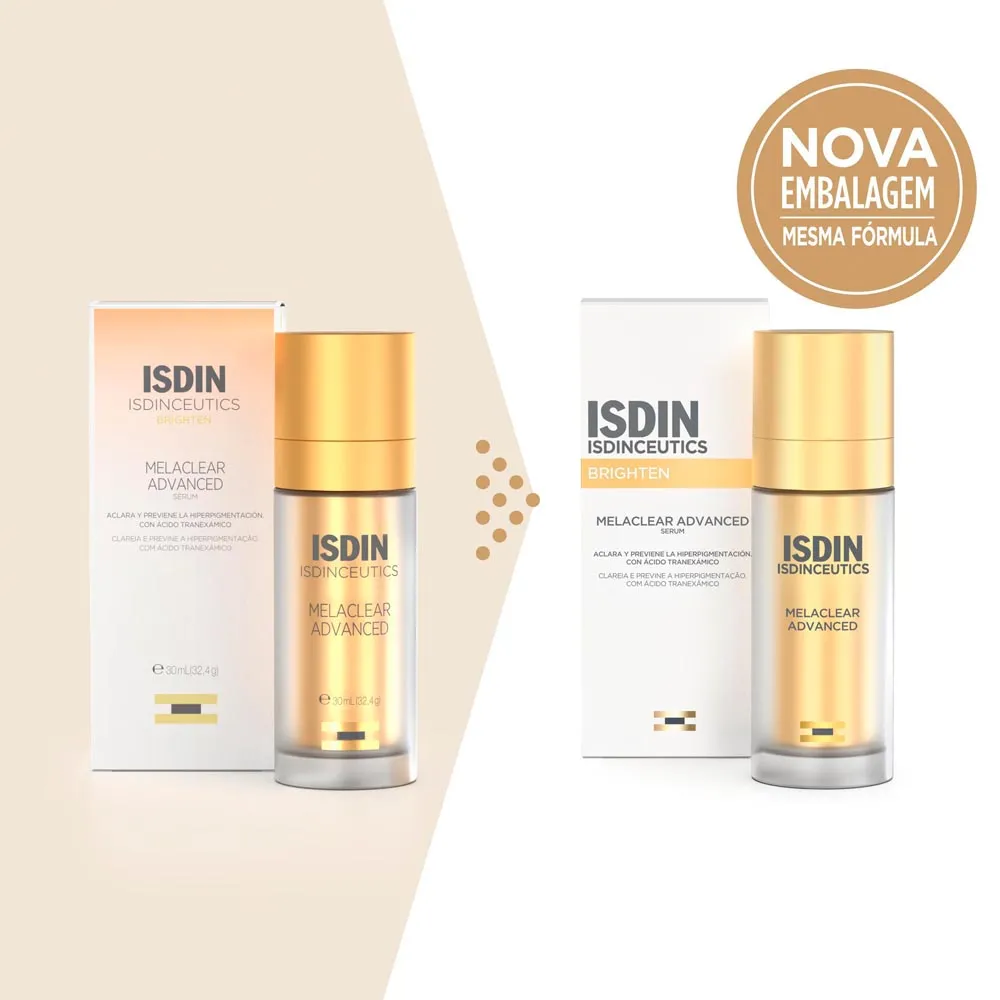 Sérum Facial Clareador Isdinceutics Brighten Melaclear Advanced