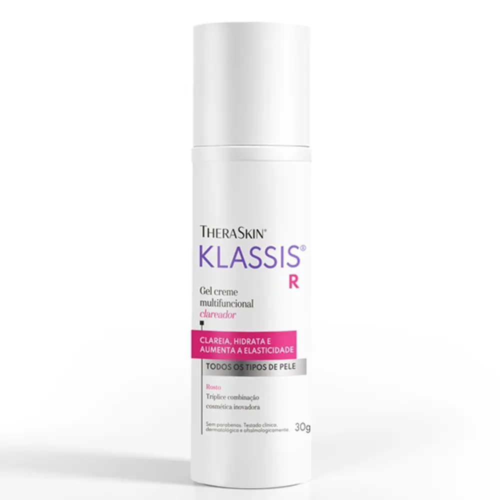 Klassis R Gel Creme Multifuncional Clareador 30g - Drogaria Araujo