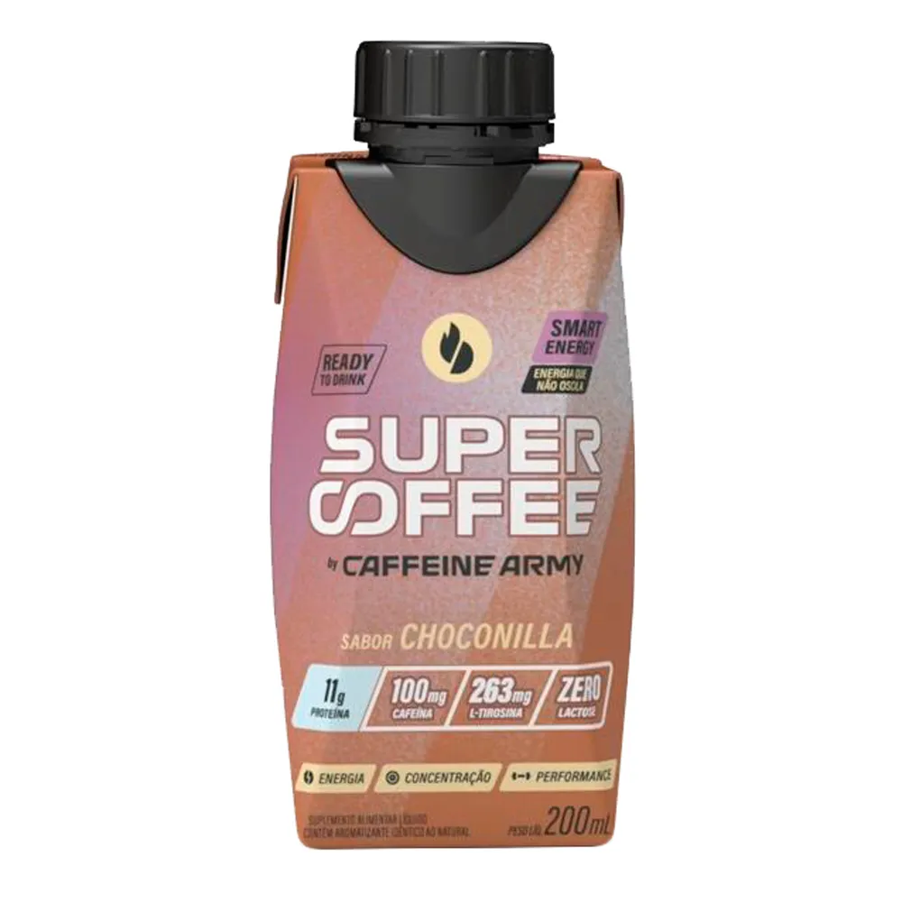 Supercoffe Caffeine Army Sabor Choconila com 11g de Proteína 200ml