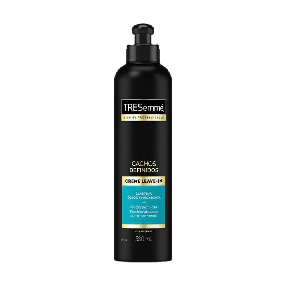 Creme Leave-In Tresemmé Cachos Definidos Elastina Óleo de Macadâmia 380ml