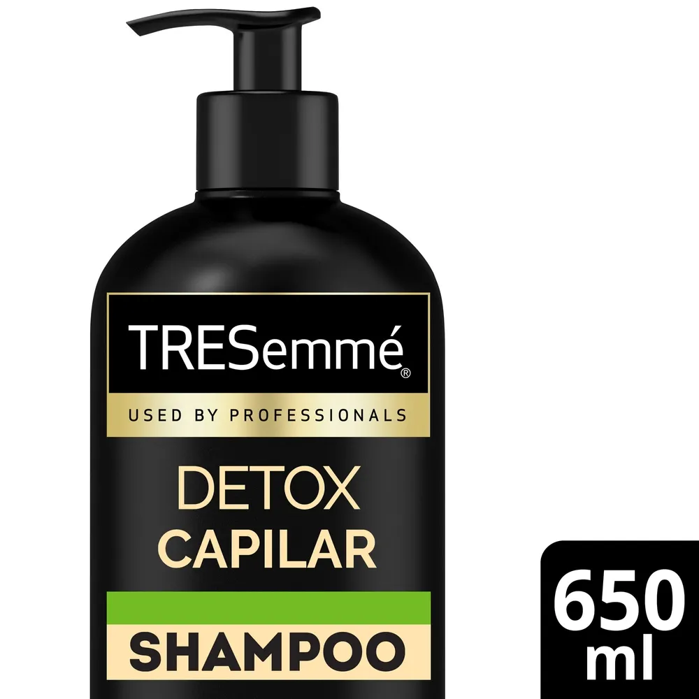 Shampoo Tresemmé Detox Capilar Matcha e Extrato de Gengibre 650ml