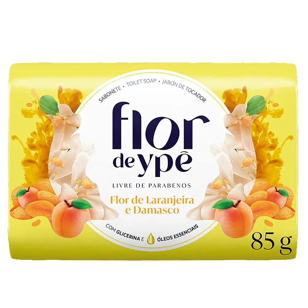 Sabonete Flor de Ypê Flor de Laranjeira e Damasco 85g